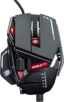 Amazon.com: MAD CATZ R.A.T. 8+ Gaming Mouse (USB/Black/16000dpi/11